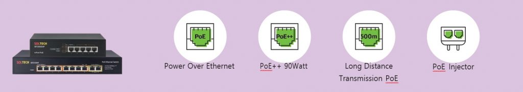 Unmanaged PoE Ethernet Switch SFC500 series